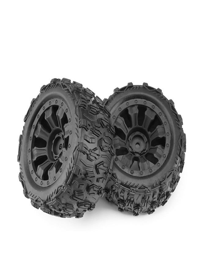 JIUSI 1/14 RC Truck Tires Set for PT14R,Part Number 16026 - Image 1